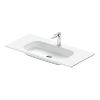 Duravit - Sivida Möbelwaschtisch, 1 Hahnloch Mittig, Ohne Überlauf,
