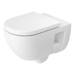 D-Code Wand-WC, Tiefspüler, rimless, 370x570x360mm, - Duravit