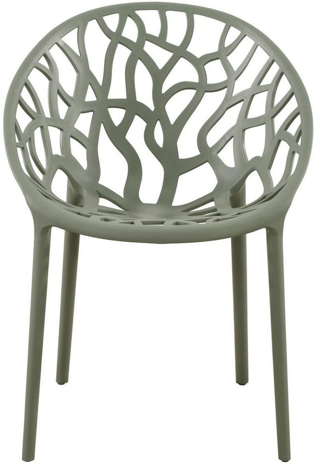 2er Set Stapelbare Gartenstühle Hope oliv