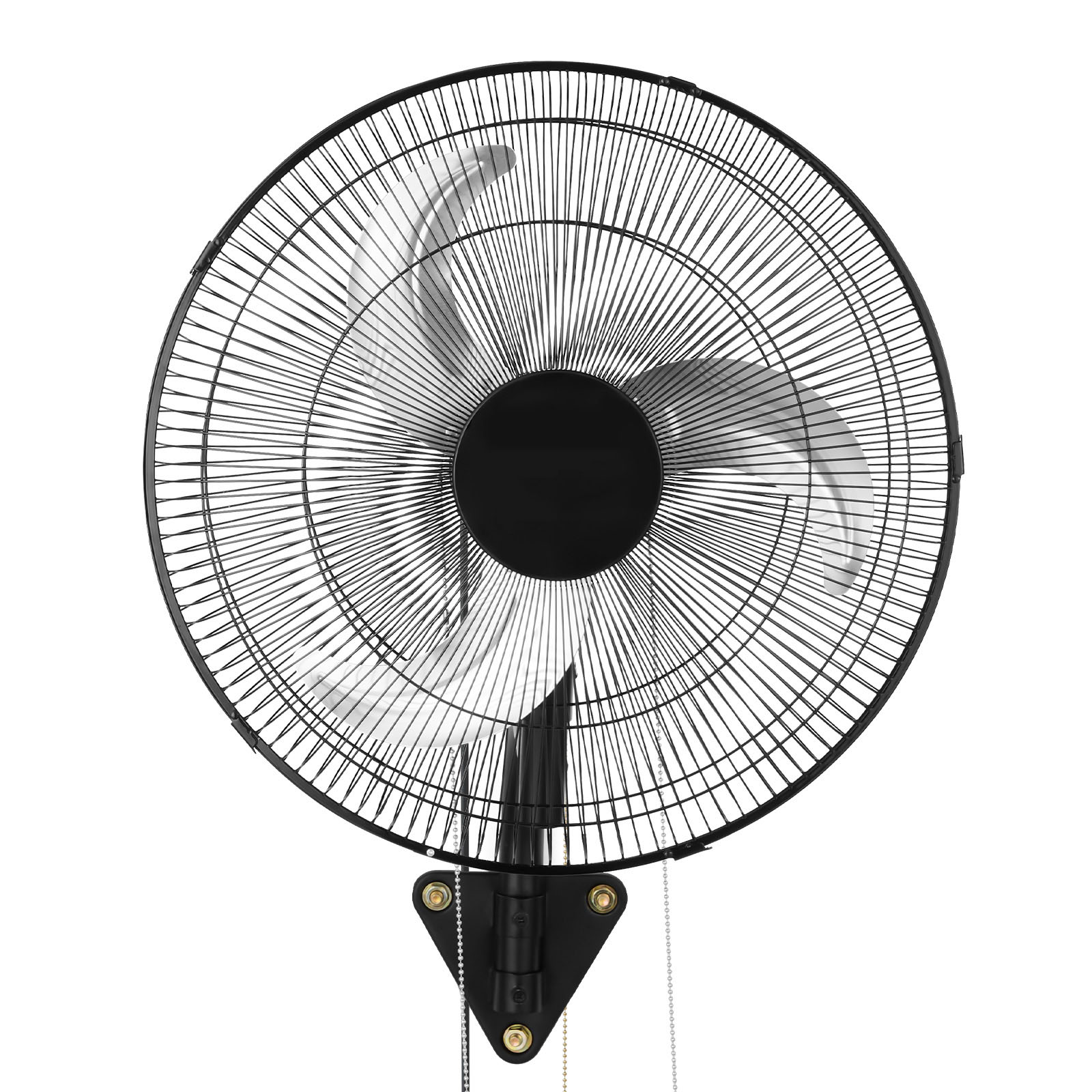 Mophorn 59w Industrieller Wandventilator 51 Cm, 6,5 M/s Oszillierender Wandlüfter Mit 3 Geschwindigkeiten & Einstellbarem Neigungswinkel, Gewerblicher Ventilator Für Werkstatt, Schwarz