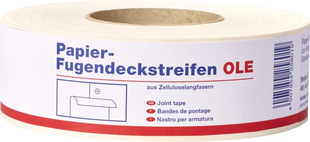 Papier-Fugendeckstreifen ole 75 m x 53 mm Amirungsgewebe - Decotric