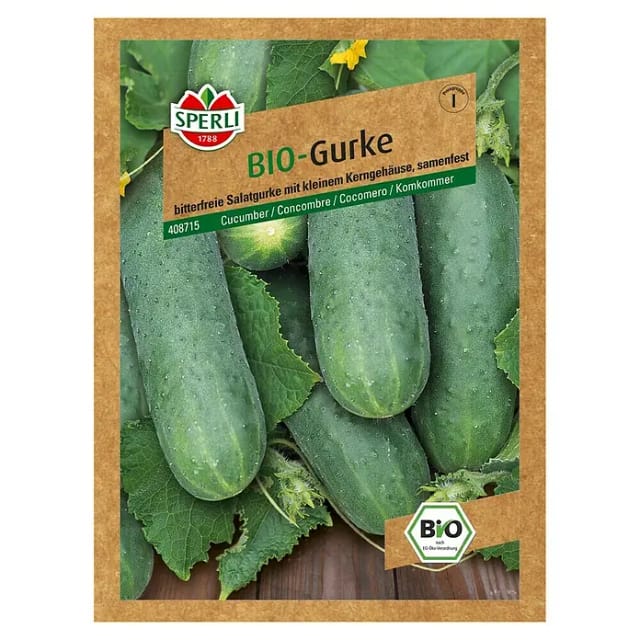 Bio Salatgurke Marketmore Gemüsesamen - Sperli