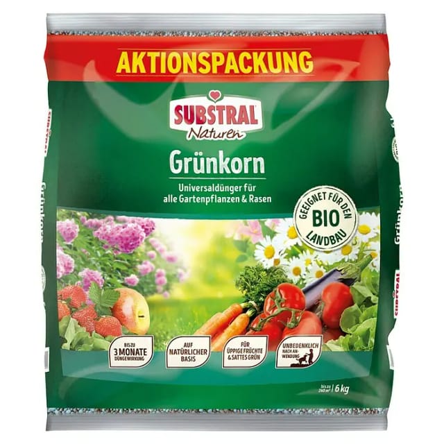 Substral Naturen Grünkorn Bio 6 kg Dünger