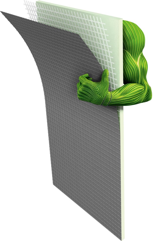 Ultament Bauplatte Do it Green 120 x 60 x 1 cm Wandverkleidung