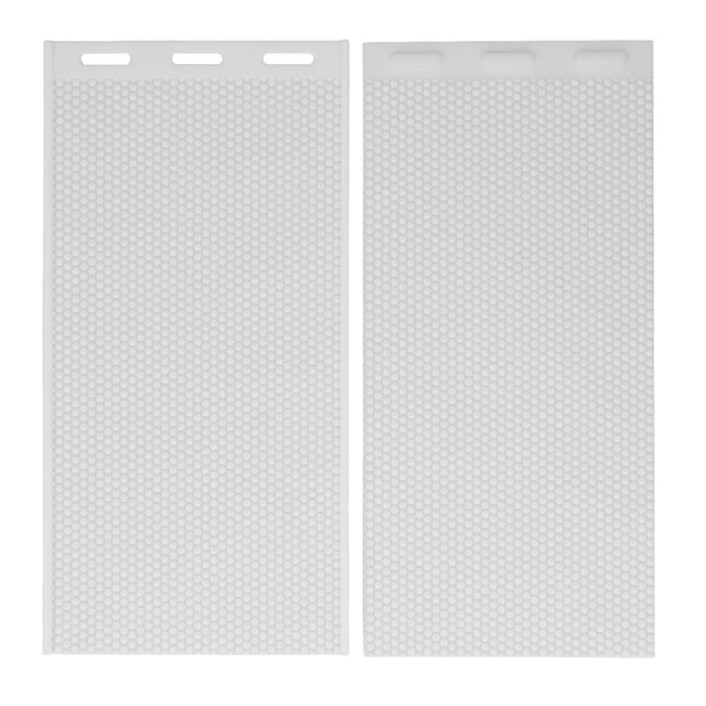 2pcs 5,4 mm Silikon Bienenwachs Fundament Blatt Handbuch Pressempfrossser diy Schimmelpilze Bienenzuchtgeräte - Eosnow