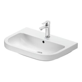 Duravit - D-Code Waschtisch, mit Hahnloch, mit Überlauf,