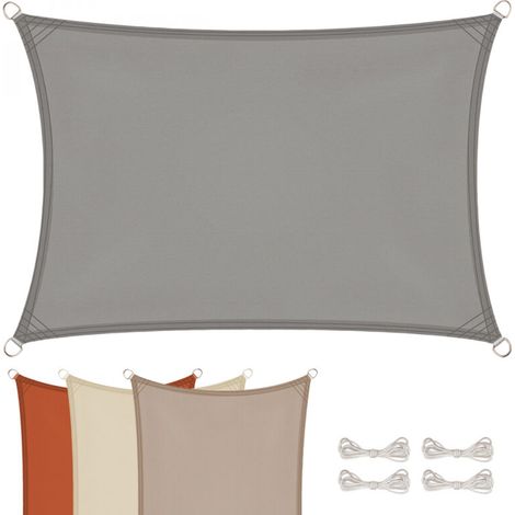 Rechteckiges, Wasserdichtes Sonnensegel 3 X 4 M – Uv-beständig, 160 G/m² Polyester, Wetterfest – Schutz Für Terrassen, Patios Und Camping
