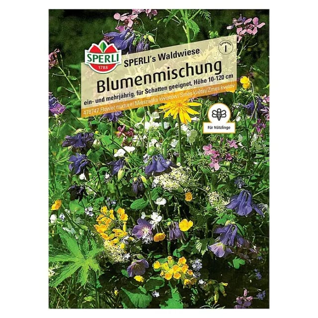 Blumenmischung Waldwiese Gemüsesamen - Sperli
