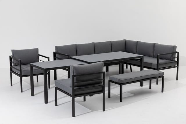 Gartenmöbel-Set Levanto 10 Personen Lounge Set - Primaster