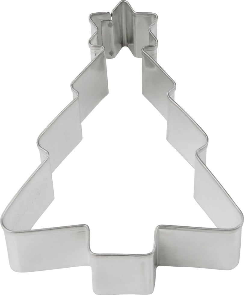 Ausstecher Tanne mit Stern 8,5 x 6 x 2 cm Ausstechform Plätzchenform - Zenker