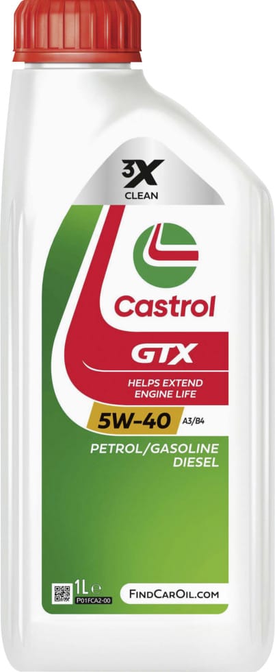 Motoröl gtx 5W-40 A3-B4 1L - Castrol