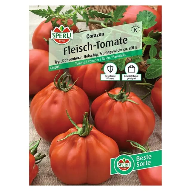 Fleisch-Tomate Corazon F1 Gemüsesamen - Sperli