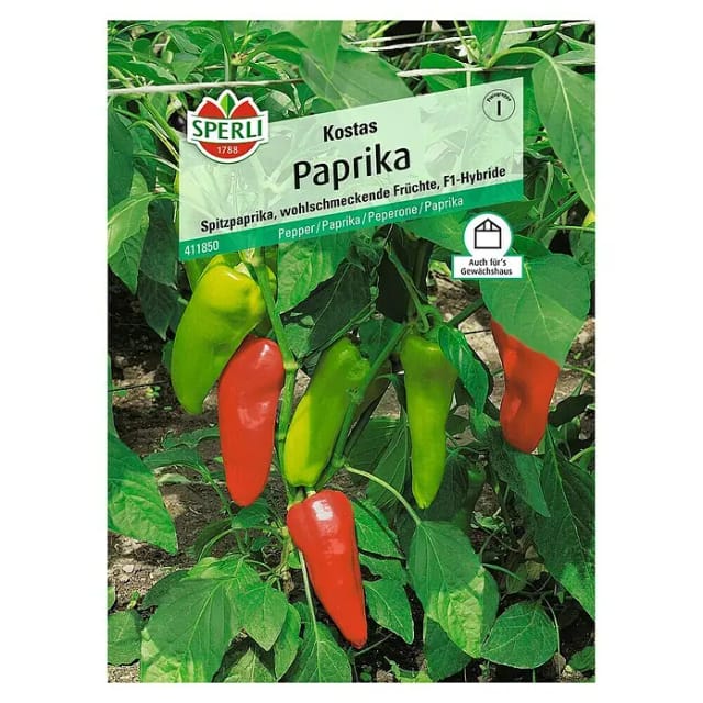 Spitzpaprika Kostas F1 Gemüsesamen - Sperli