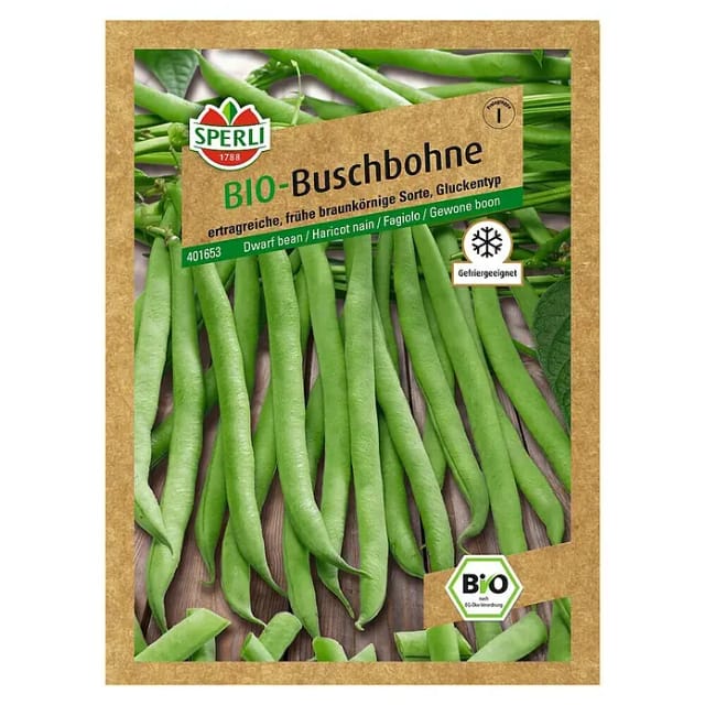 Bio Buschbohne lang Gemüsesamen - Sperli