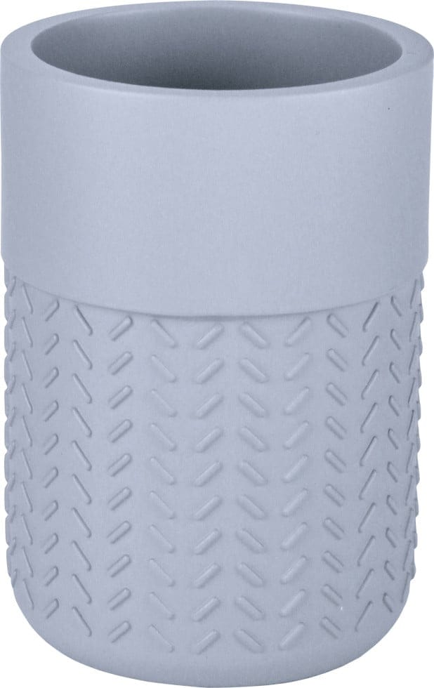Kleine Wolke - Zahnputzbecher Dash iceblue Polyresin Bambus Becher & Zahnbürstenhalter