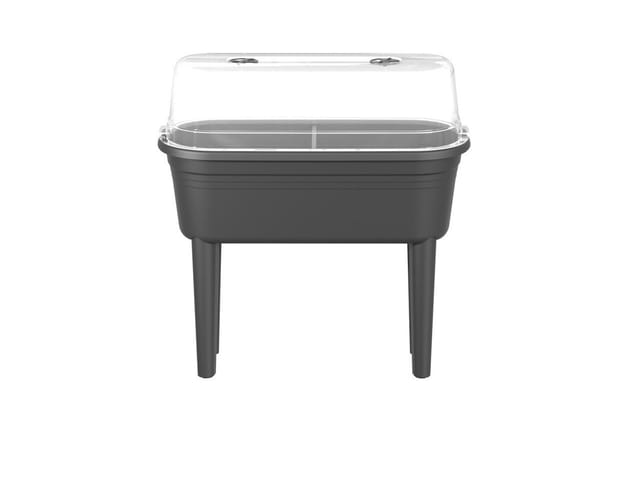 Elho - Florus Anzuchttisch Set 79,5 x 37 x 78 cm grau Hochbeet