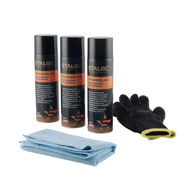 Vasalat - Staloc Orangenreiniger Set - Reinigungsmittel zum Reinigen und Entfetten empfindlicher Oberflächen, ideal als Etikettenentferner, 3x