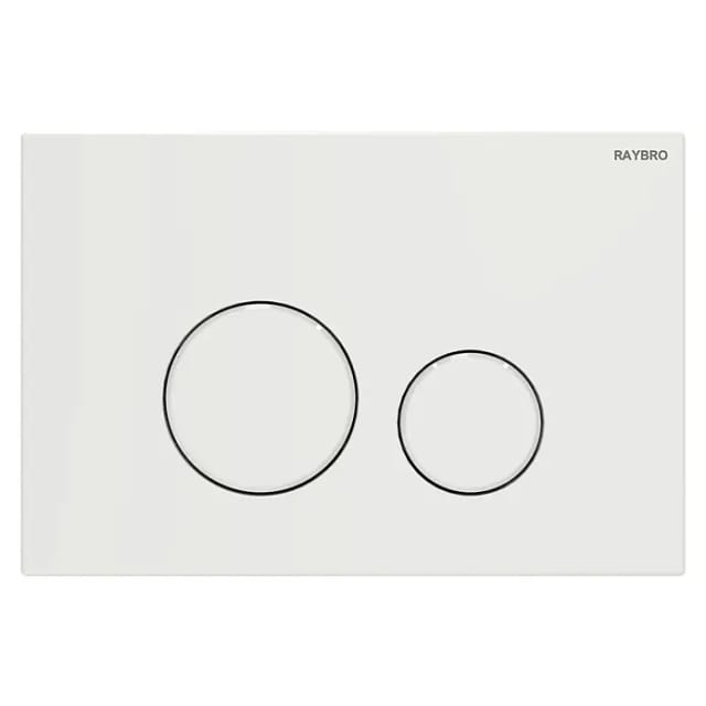 RAYBRO Betätigungsplatte CORTADO 15 Weiß für Geberit Spülkästen UP320, UP100, JomoTech, REZI Systems
