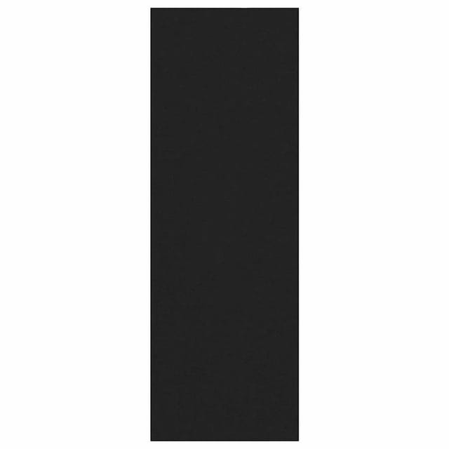 Fußmatte Schwarz 120 x 350 cm Polypropylen und Vinyl Vidaxl