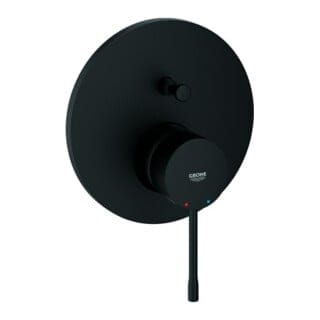 Essence 1-Loch-Einhand-Wannenbatterie Phantom Black, Professional Edition, Fertigmontageset für Rapido SmartBox - Grohe