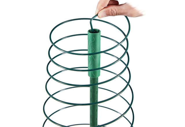 Estexo - Rankhilfe Rankspirale Ranksäule 2er Set Tomatensäule Kletterhilfe Spirale 150 cm