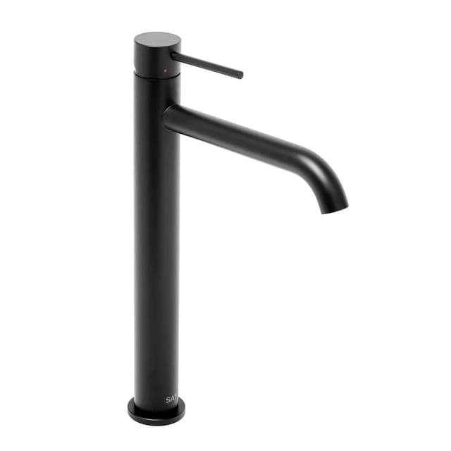 Swiss Aqua Technologies - Aurum Waschtischmischer, 30,8 cm hoch, aus Edelstahl, mit Hebel, ohne Ablaufgarnitur, mattschwarz (SATBAUR285C)