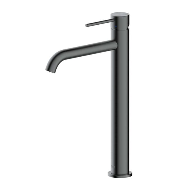 Swiss Aqua Technologies - Aurum Einhebel-Waschtischmischer 30,8 cm aus Edelstahl, ohne Ablaufgarnitur, gebürstetes Metall (SATBAUR285BGM)