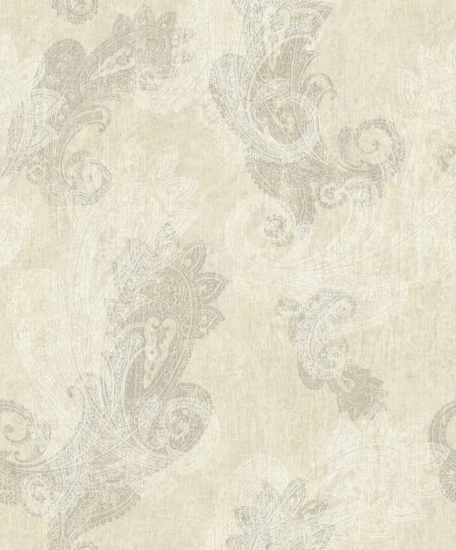 Vliestapete 746433 Tapete Barock 53 x 1005 cm Rasch Indian Style Beige Weiß