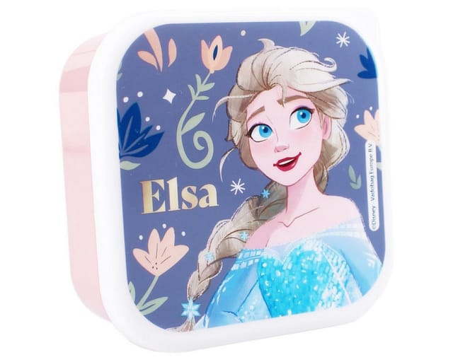 Disney Frozen - Frozen ii Snackbox – 3-in-1 Brotdose mit Anna & Elsa für Kinder