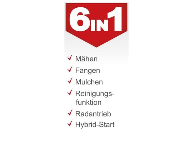 Scheppach - Benzin Rasenmäher RM420AE + Öl 3,5PS Antrieb + Hybrid-Start