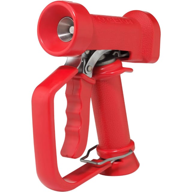 Geka - Profi-Reinigungspistole Heißwasser (rot, max. 24 bar,max. 95°,G1/2 Gewinde)