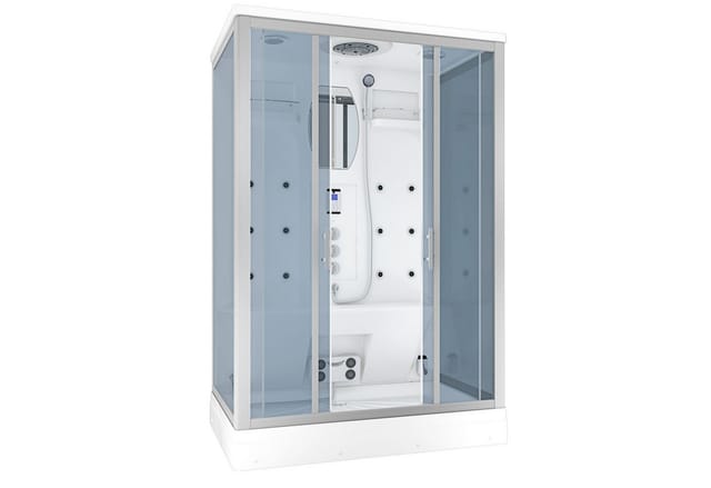 Dusche Duschkabine D27-TH-EC-EA Duschtempel Sauna 140x90 cm mit 2K Scheiben Versiegelung