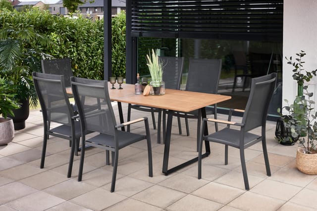Primaster - Gartenstuhl Rimini stapelbar Gartenstuhl