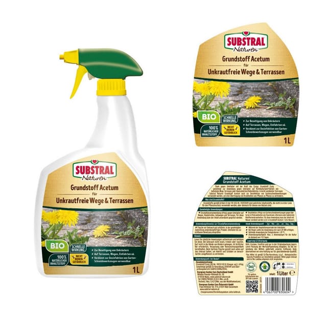 Evergreen - Substral Naturen Grundstoff Acetum Bio Unkrautfrei 1 l Dünger