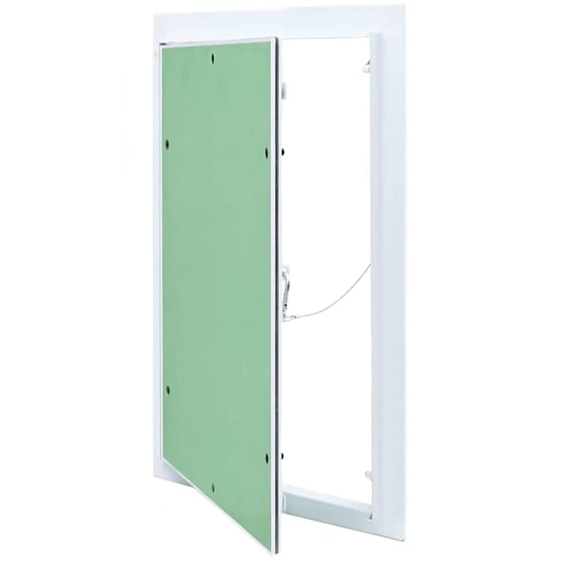 Vidaxl - Revisionsklappe Weiß 30 x 45 cm Aluminium und Gipskarton