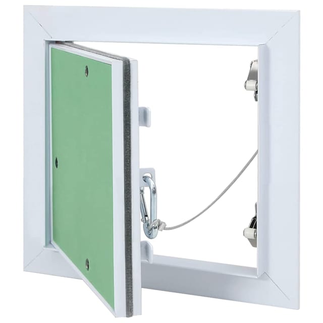 Vidaxl - Zugangsdeckel mit Alurahmen und Gipskartonplatte 150x150 mm 418850