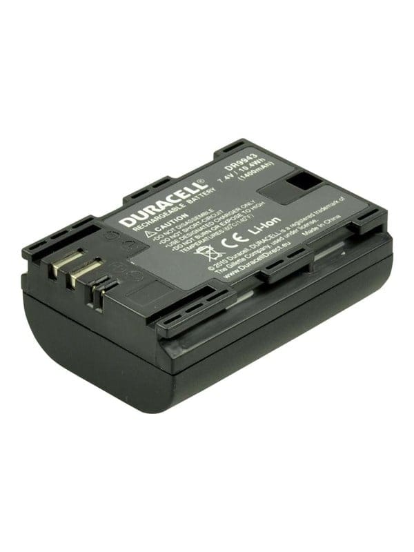 DR9943 - Batterie - Li-Ion - 1400 mAh - für Z-Cam E2C Blackmagic Micro Studio Camera 4K Canon eos 5D, 5DS, 60, 6D, 70, 7D, 90 - Duracell