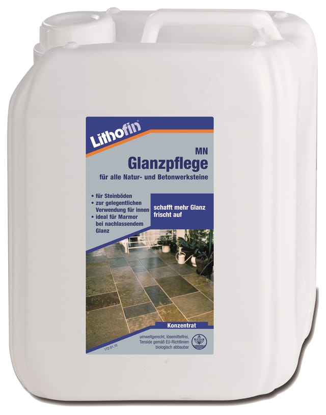 Lithofin - mn Glanzpflege für Marmorböden und Betonstein 5 Ltr