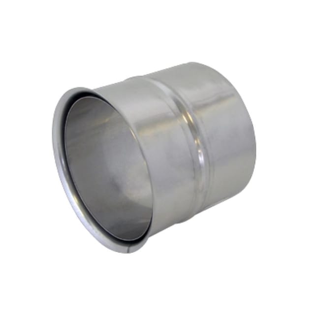 BS - Bertrams VLE-Plus Wandfutter 19WFD130M ø 130mmx0,6mm, doppelt, Edelstahl 1.4301