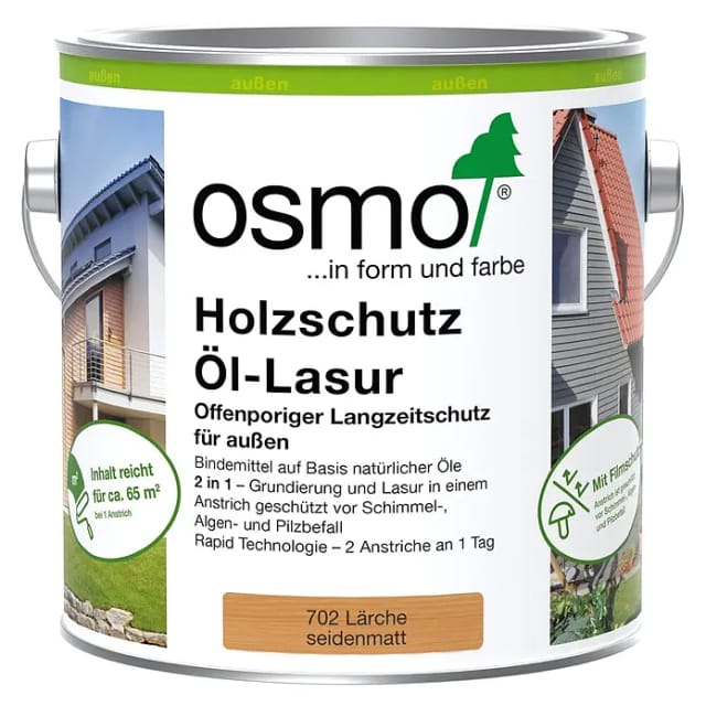 Holzschutz-Öl Lasurfarbe 702 Lärche 2,5L - Osmo