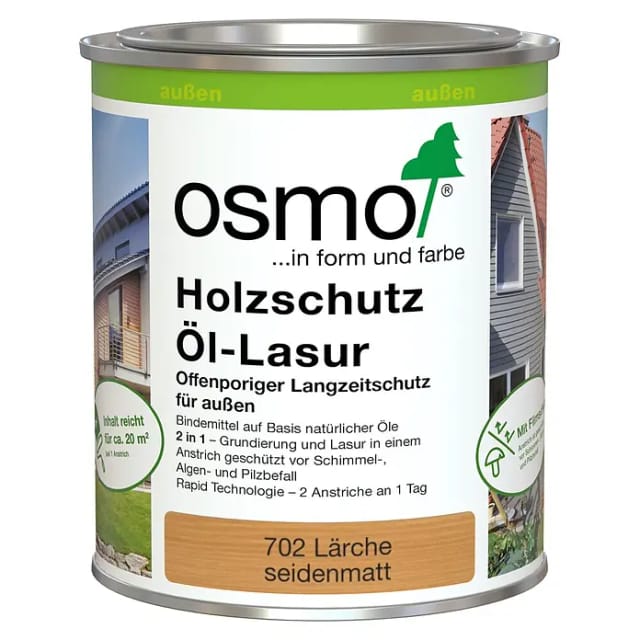 Holzschutz Öl-Lasur Lärche 0,75 l - 12100055 - Osmo