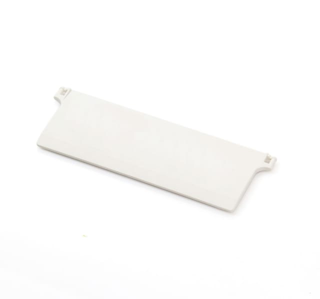 Beschwerungsplatte für Lamellenvorhänge 127 mm Lamellen - Weiss