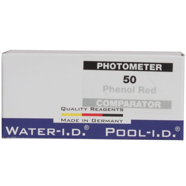 Water ID 50 Tabletten Phenol Rot für PoolLAB Tabletten