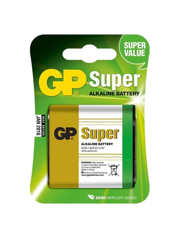 Gp 4,5V-Flachbatterie super Alkaline 1 Stück