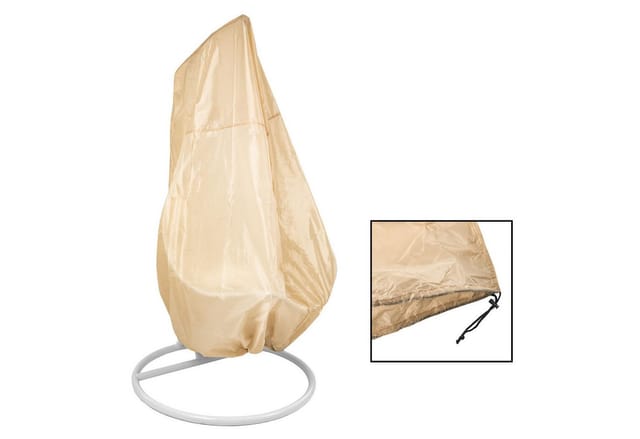 Abdeckhaube Abdeckplane Schutzhülle Hängesessel Abdeckung Haube Schutzhaube Beige