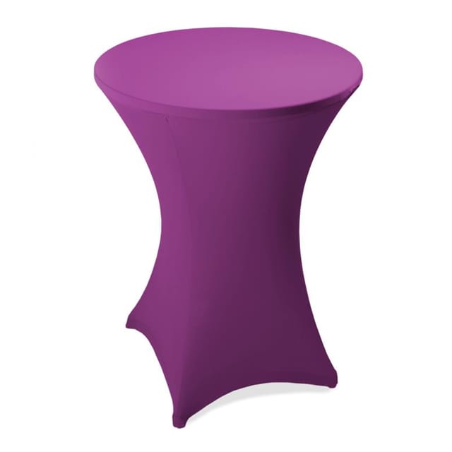 Stehtischhusse Stretch Stehtisch ø 60 70 80 cm Husse Tisch Hussen Bistrotisch 60cm ø / Lila