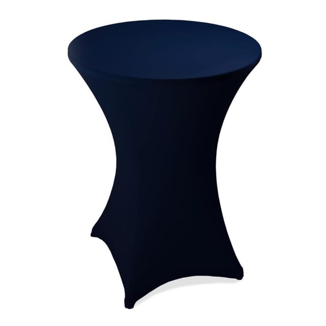 Stehtischhusse Stretch Stehtisch ø 60 70 80 cm Husse Tisch Hussen Bistrotisch 60cm ø / Dunkelblau