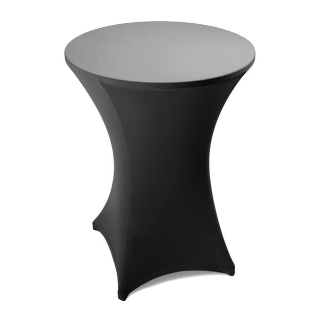Stehtischhusse Stretch Stehtisch ø 60 70 80 cm Husse Tisch Hussen Bistrotisch 80cm ø / Anthrazit