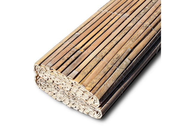 Estexo - Bambusmatte Sichtschutzzaun Sichtschutz Bambus Gartenzaun Natur Windschutz 5 Meter / 100cm