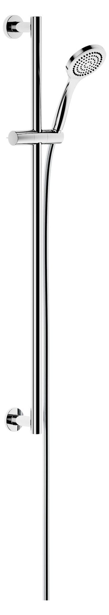 Keuco - ixmo Brause-Set, Wandstange 855 mm, Rosetten rund,